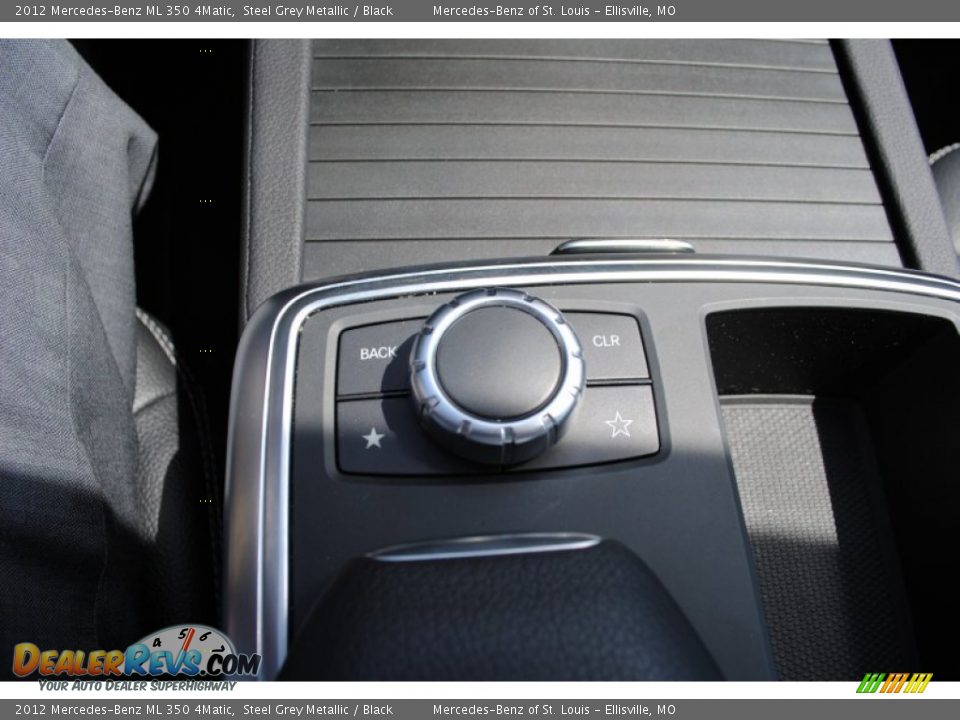2012 Mercedes-Benz ML 350 4Matic Steel Grey Metallic / Black Photo #5