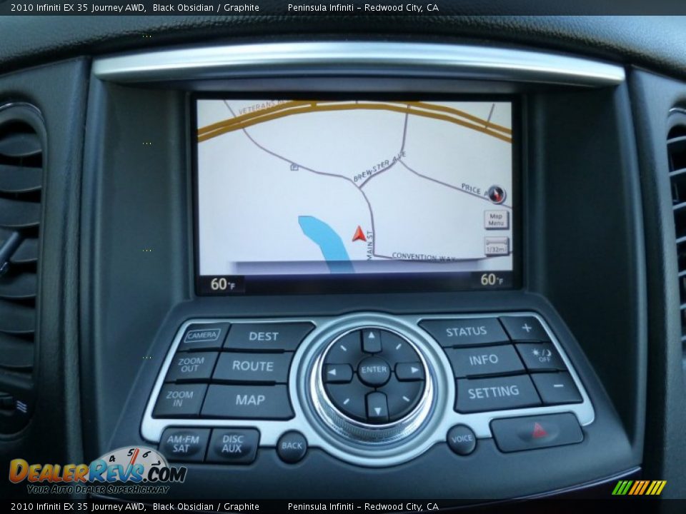2010 Infiniti EX 35 Journey AWD Black Obsidian / Graphite Photo #27