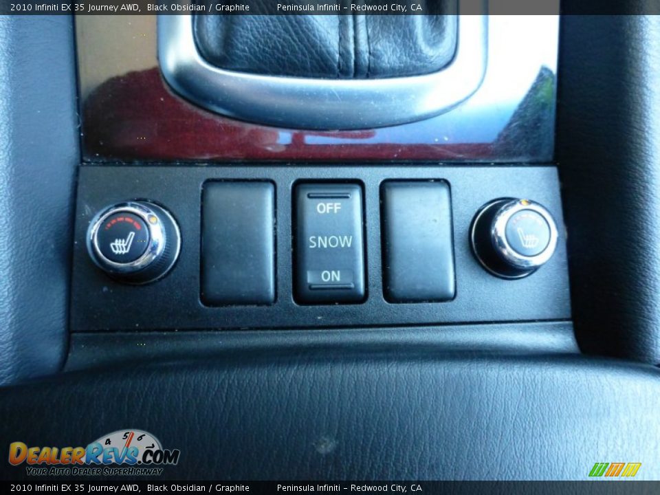 2010 Infiniti EX 35 Journey AWD Black Obsidian / Graphite Photo #28