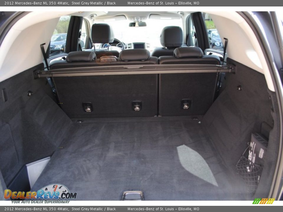 2012 Mercedes-Benz ML 350 4Matic Steel Grey Metallic / Black Photo #15