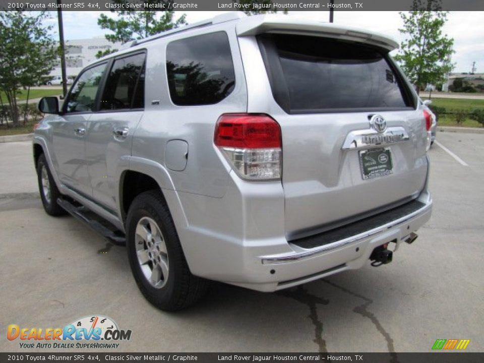 2010 Toyota 4Runner SR5 4x4 Classic Silver Metallic / Graphite Photo #8