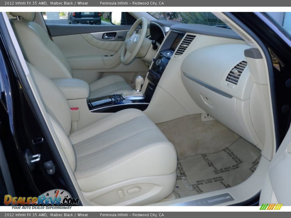 Wheat Interior - 2012 Infiniti FX 35 AWD Photo #9