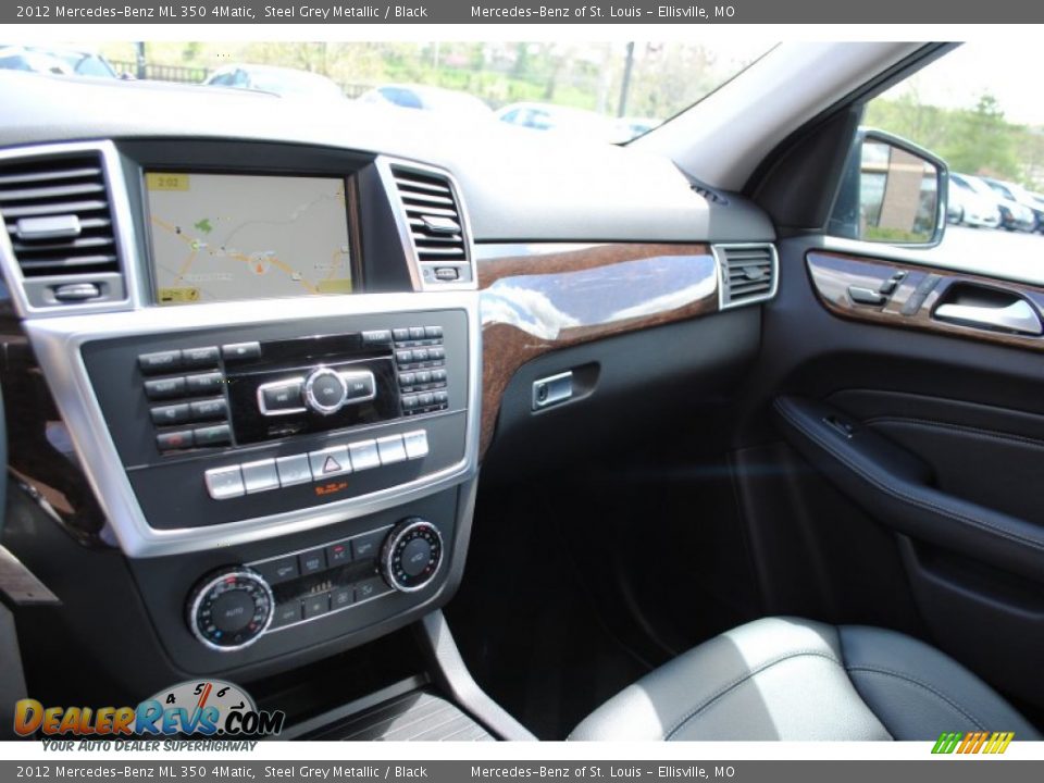 2012 Mercedes-Benz ML 350 4Matic Steel Grey Metallic / Black Photo #23