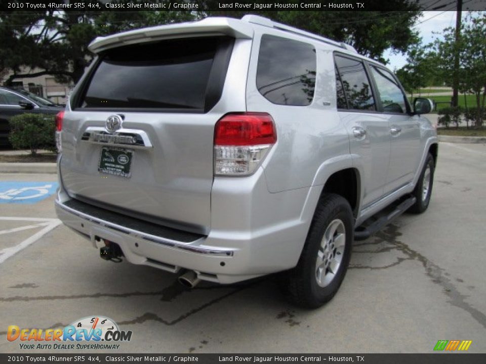 2010 Toyota 4Runner SR5 4x4 Classic Silver Metallic / Graphite Photo #10