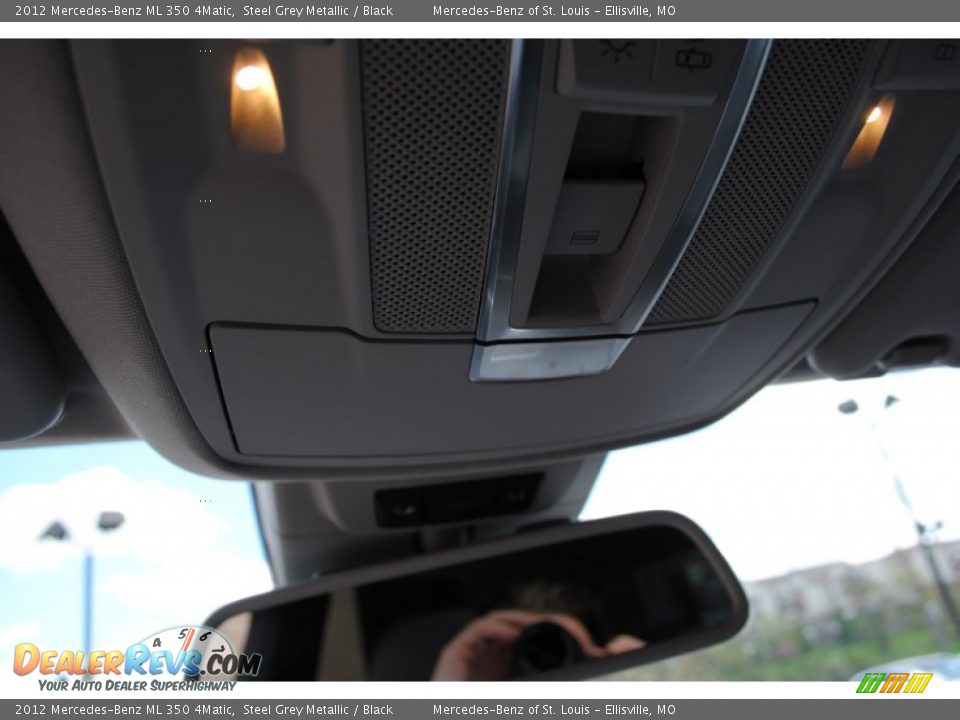 2012 Mercedes-Benz ML 350 4Matic Steel Grey Metallic / Black Photo #24