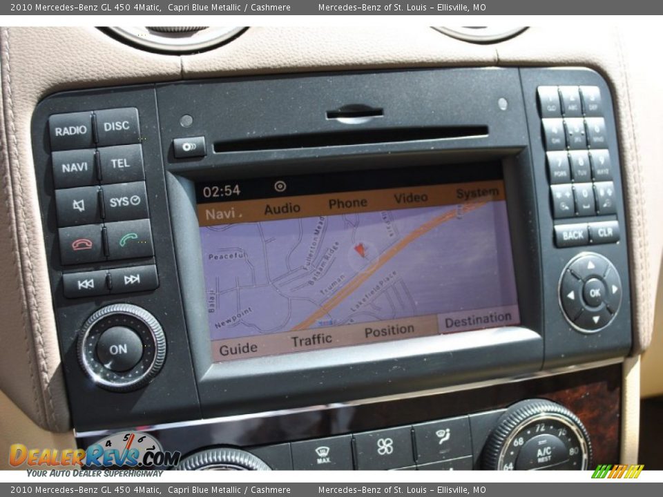 2010 Mercedes-Benz GL 450 4Matic Capri Blue Metallic / Cashmere Photo #4
