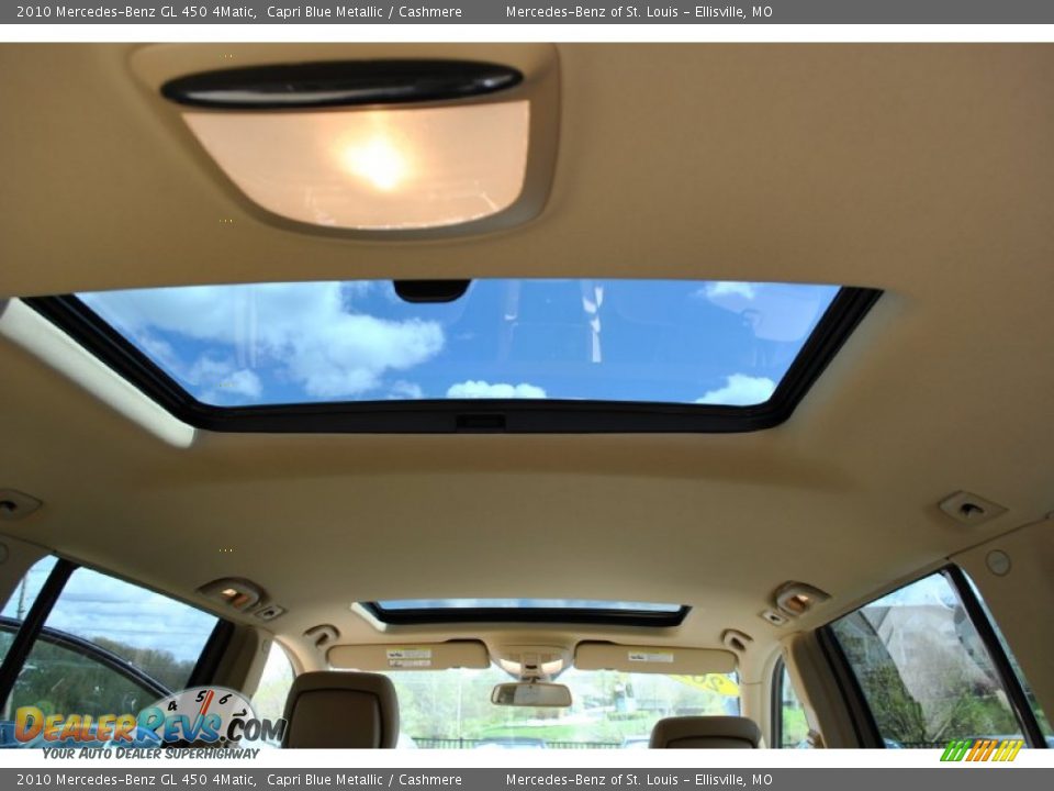 2010 Mercedes-Benz GL 450 4Matic Capri Blue Metallic / Cashmere Photo #5
