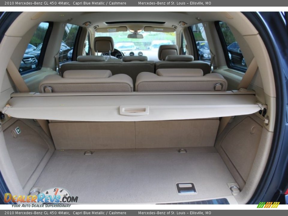 2010 Mercedes-Benz GL 450 4Matic Capri Blue Metallic / Cashmere Photo #14