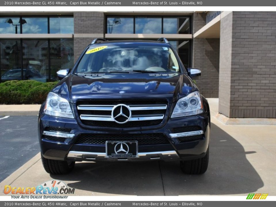 2010 Mercedes-Benz GL 450 4Matic Capri Blue Metallic / Cashmere Photo #20