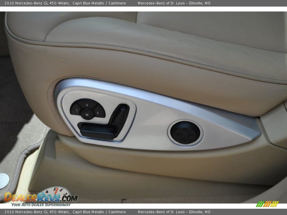 2010 Mercedes-Benz GL 450 4Matic Capri Blue Metallic / Cashmere Photo #22