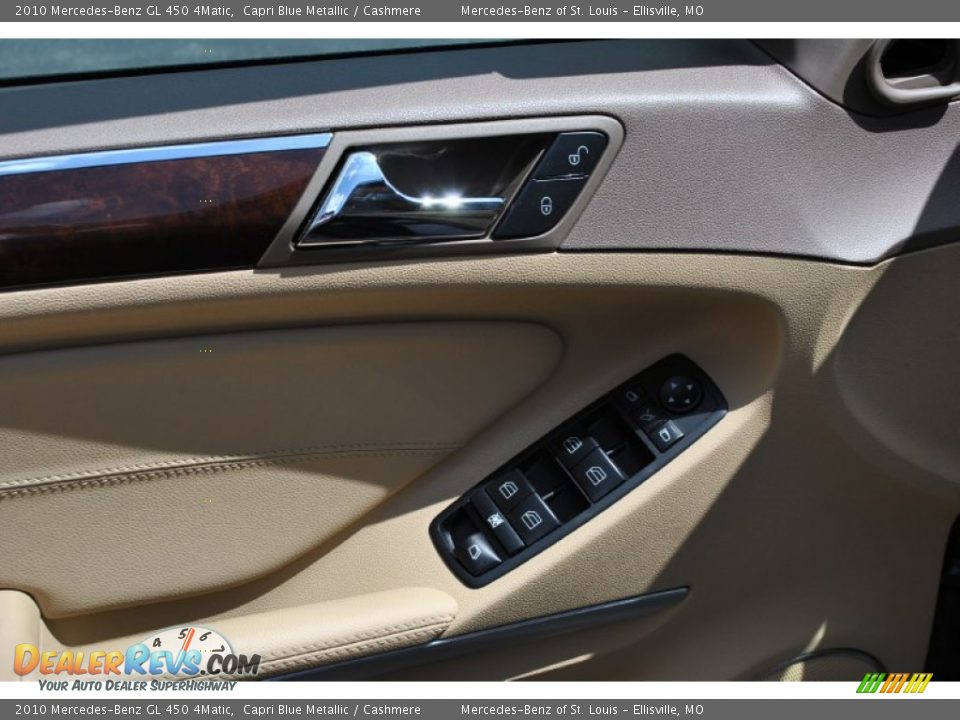 2010 Mercedes-Benz GL 450 4Matic Capri Blue Metallic / Cashmere Photo #23
