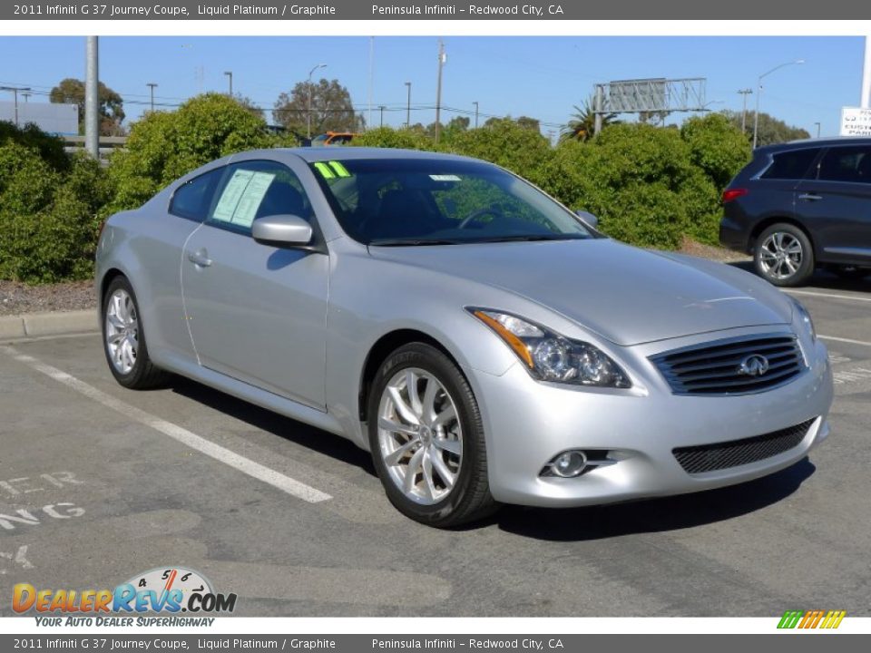 Front 3/4 View of 2011 Infiniti G 37 Journey Coupe Photo #1