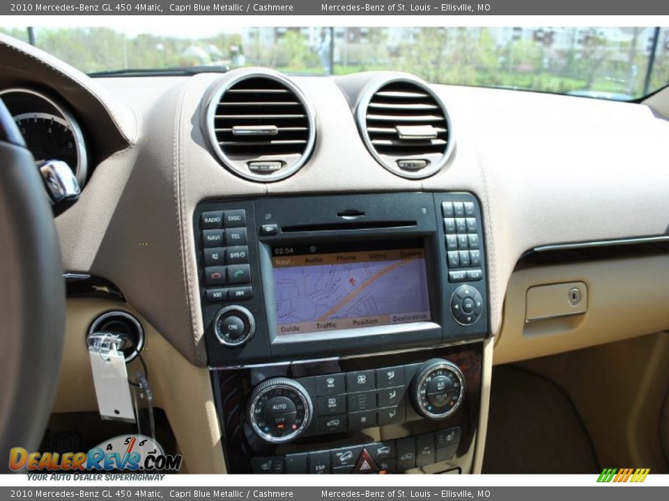 2010 Mercedes-Benz GL 450 4Matic Capri Blue Metallic / Cashmere Photo #24