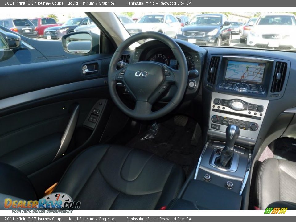 2011 Infiniti G 37 Journey Coupe Liquid Platinum / Graphite Photo #3
