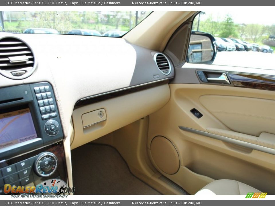 2010 Mercedes-Benz GL 450 4Matic Capri Blue Metallic / Cashmere Photo #25