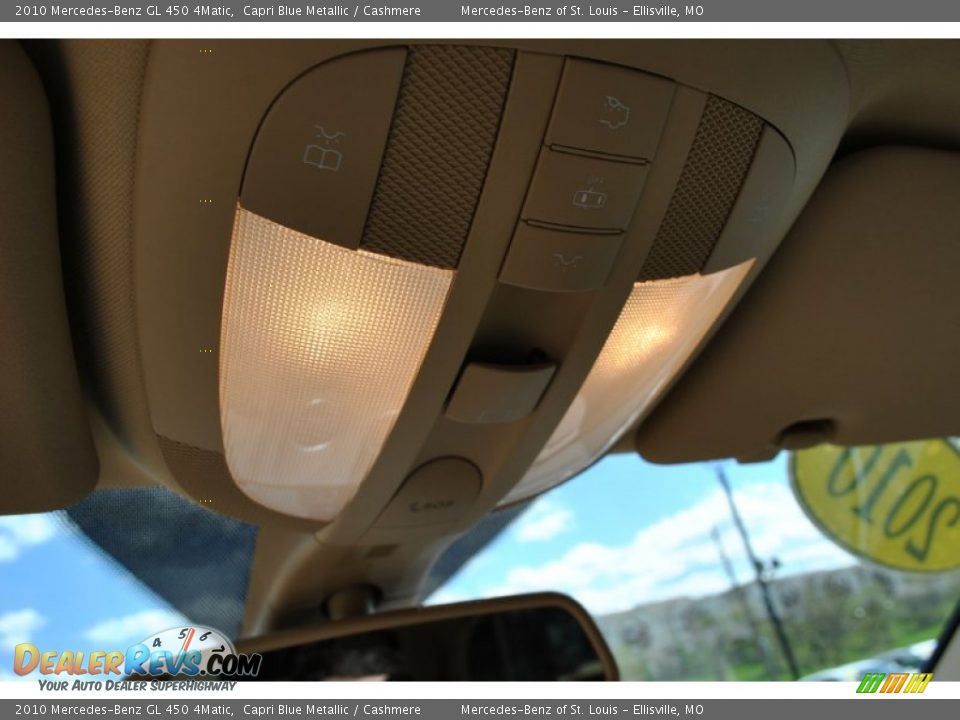 2010 Mercedes-Benz GL 450 4Matic Capri Blue Metallic / Cashmere Photo #26