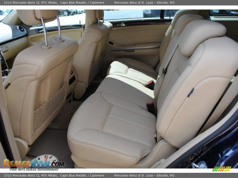 2010 Mercedes-Benz GL 450 4Matic Capri Blue Metallic / Cashmere Photo #29