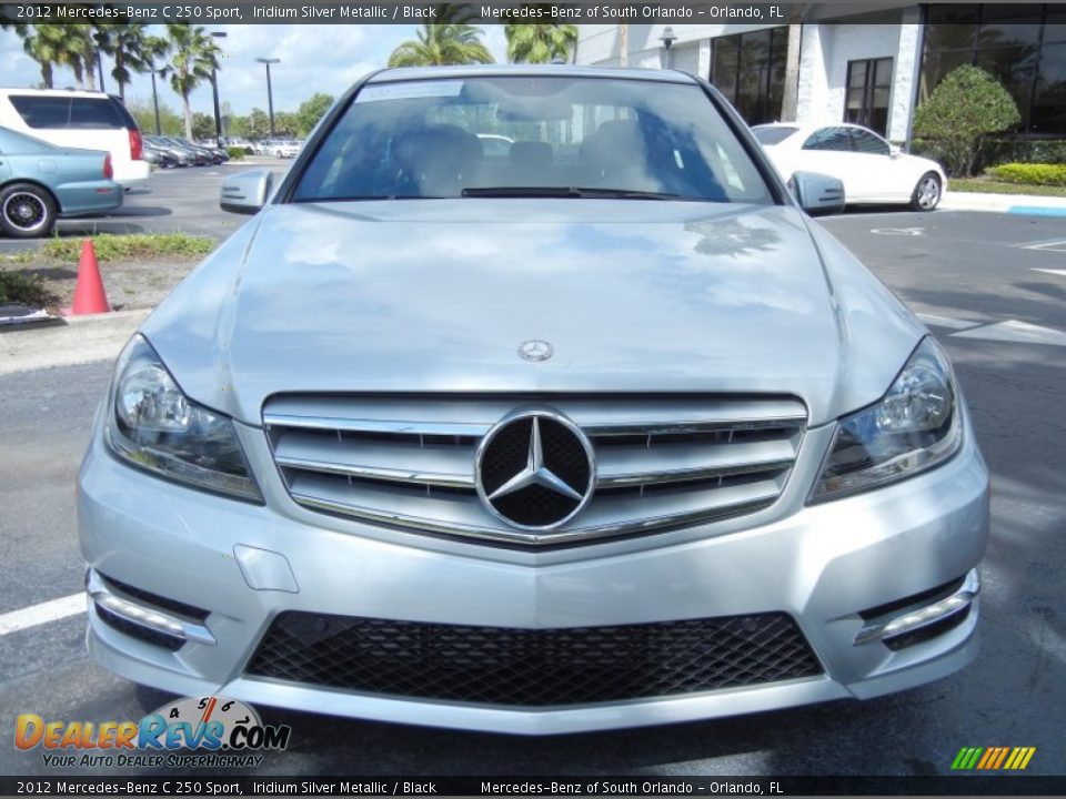 2012 Mercedes-Benz C 250 Sport Iridium Silver Metallic / Black Photo #2