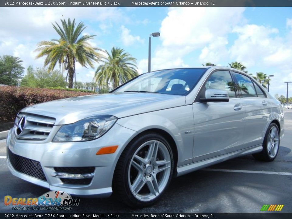 2012 Mercedes-Benz C 250 Sport Iridium Silver Metallic / Black Photo #3