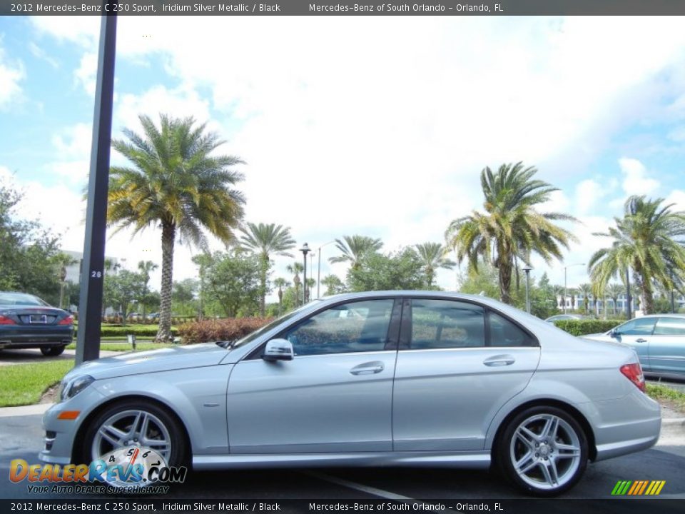 2012 Mercedes-Benz C 250 Sport Iridium Silver Metallic / Black Photo #4