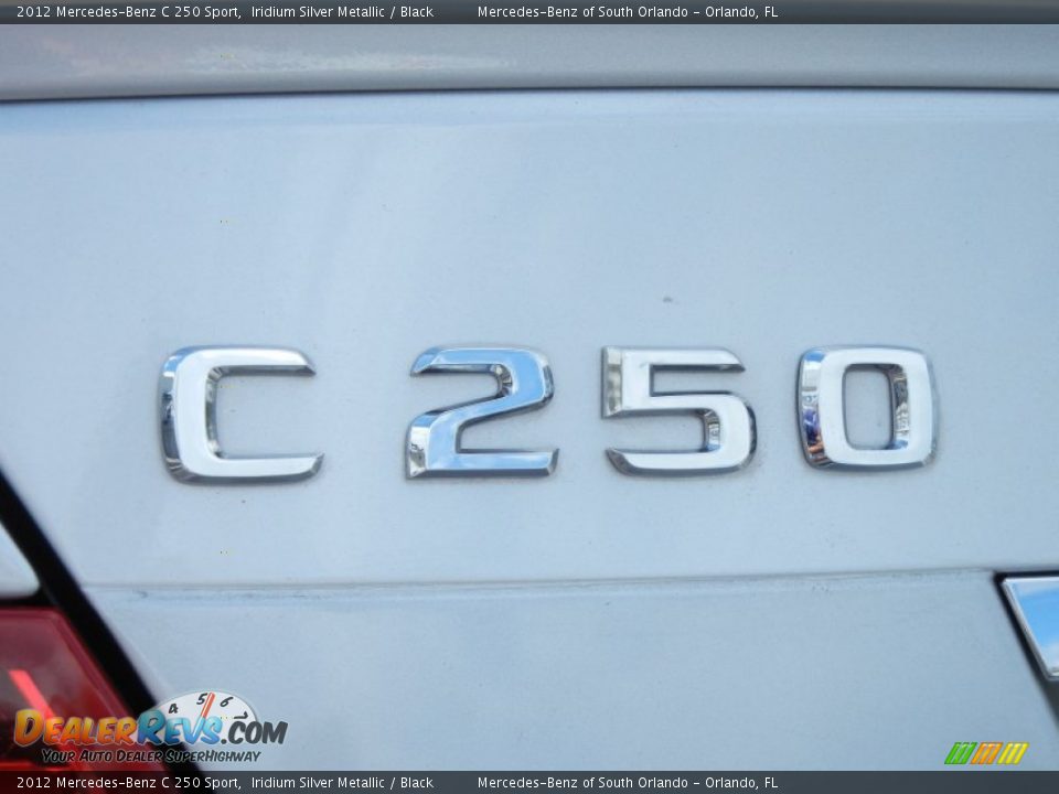 2012 Mercedes-Benz C 250 Sport Iridium Silver Metallic / Black Photo #8