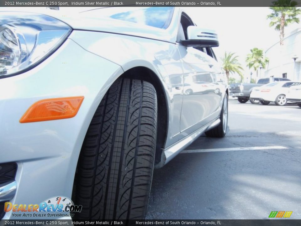 2012 Mercedes-Benz C 250 Sport Iridium Silver Metallic / Black Photo #9