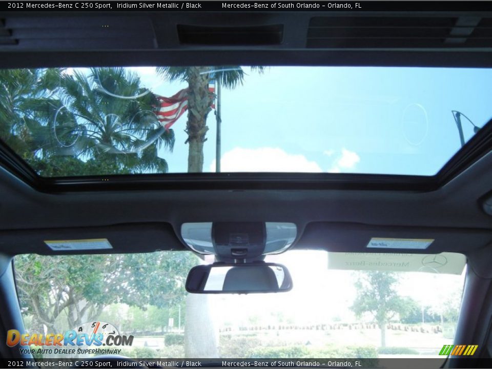 2012 Mercedes-Benz C 250 Sport Iridium Silver Metallic / Black Photo #17