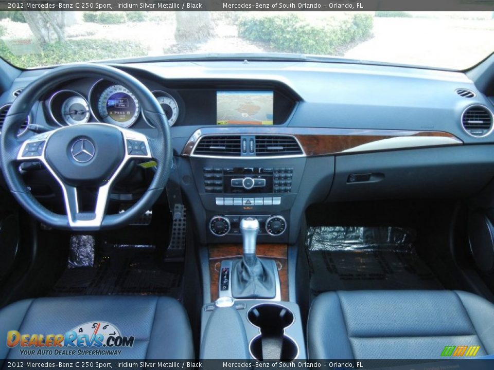 2012 Mercedes-Benz C 250 Sport Iridium Silver Metallic / Black Photo #18