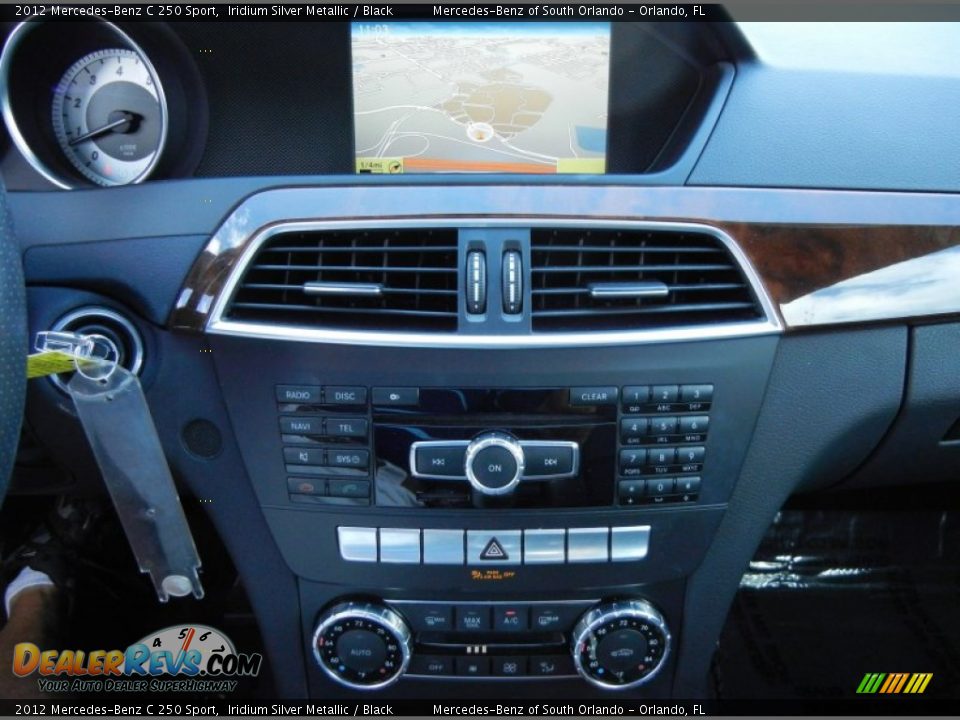 2012 Mercedes-Benz C 250 Sport Iridium Silver Metallic / Black Photo #21