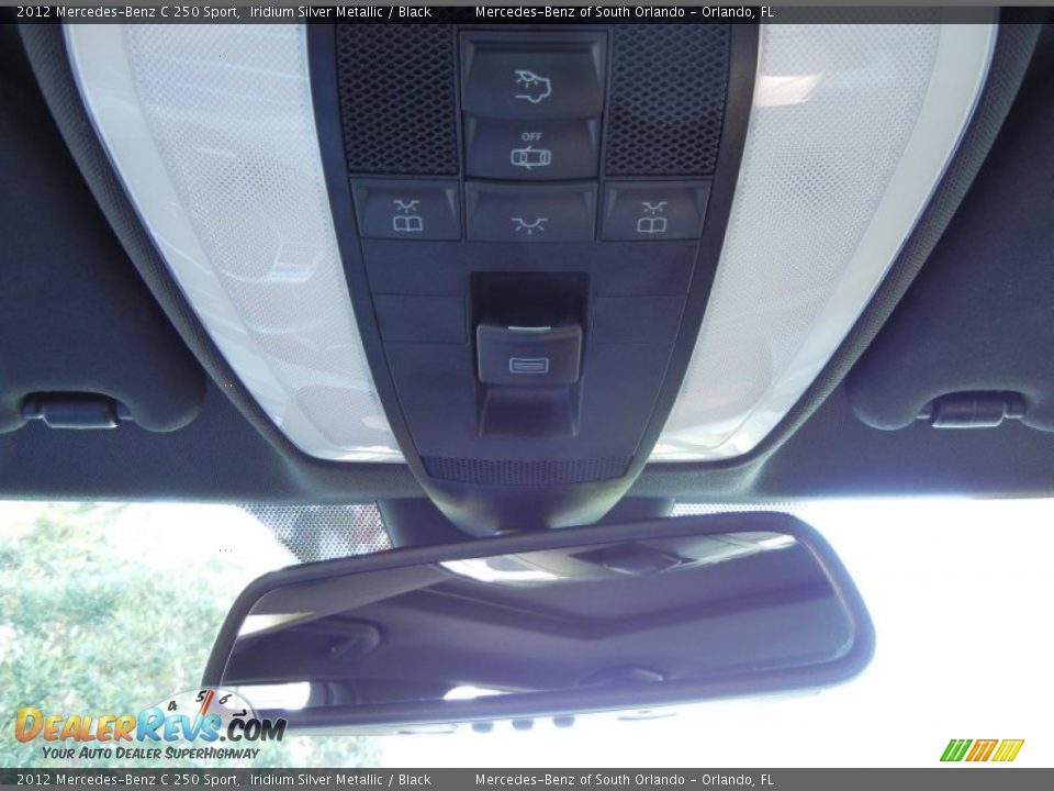 2012 Mercedes-Benz C 250 Sport Iridium Silver Metallic / Black Photo #23