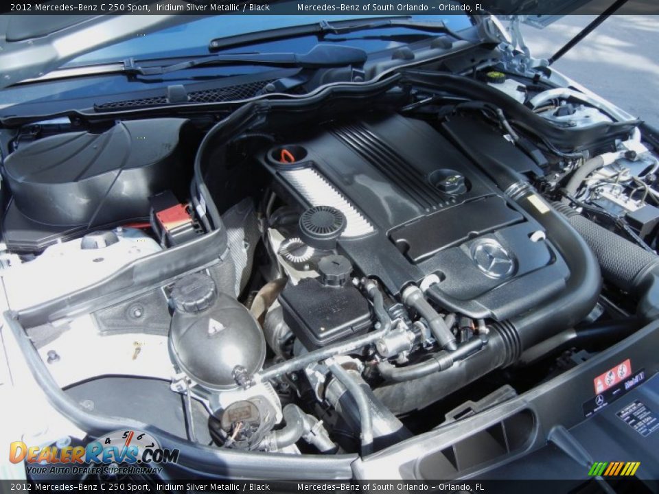 2012 Mercedes-Benz C 250 Sport Iridium Silver Metallic / Black Photo #26
