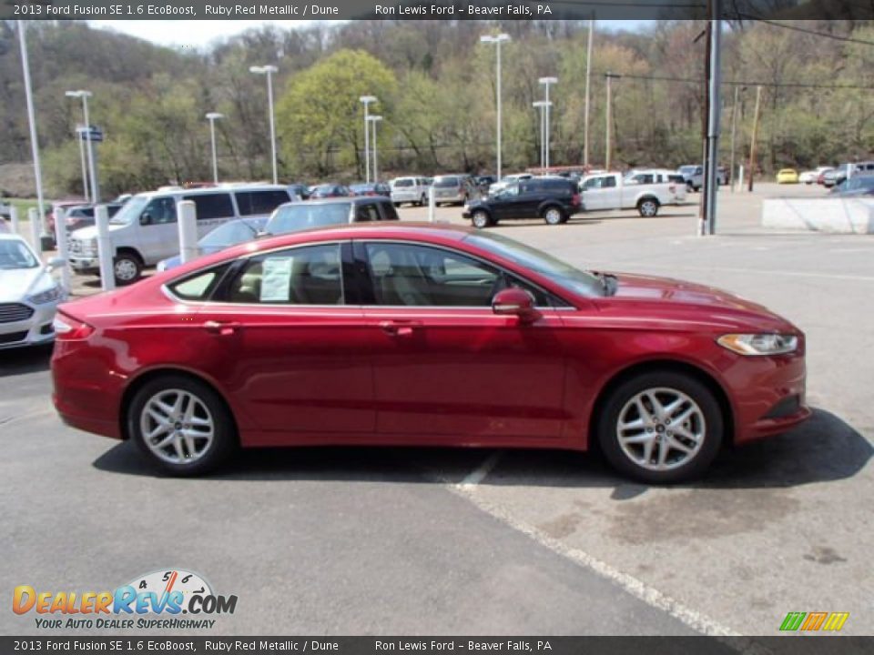 2013 Ford Fusion SE 1.6 EcoBoost Ruby Red Metallic / Dune Photo #1