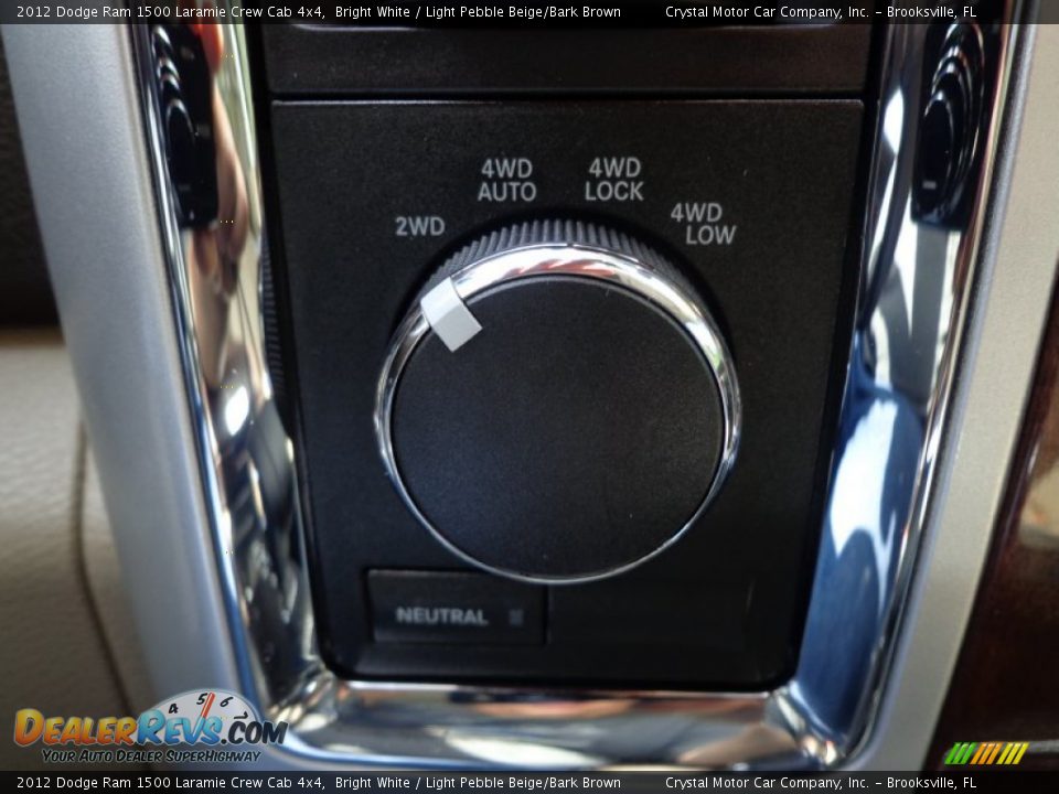 2012 Dodge Ram 1500 Laramie Crew Cab 4x4 Bright White / Light Pebble Beige/Bark Brown Photo #21