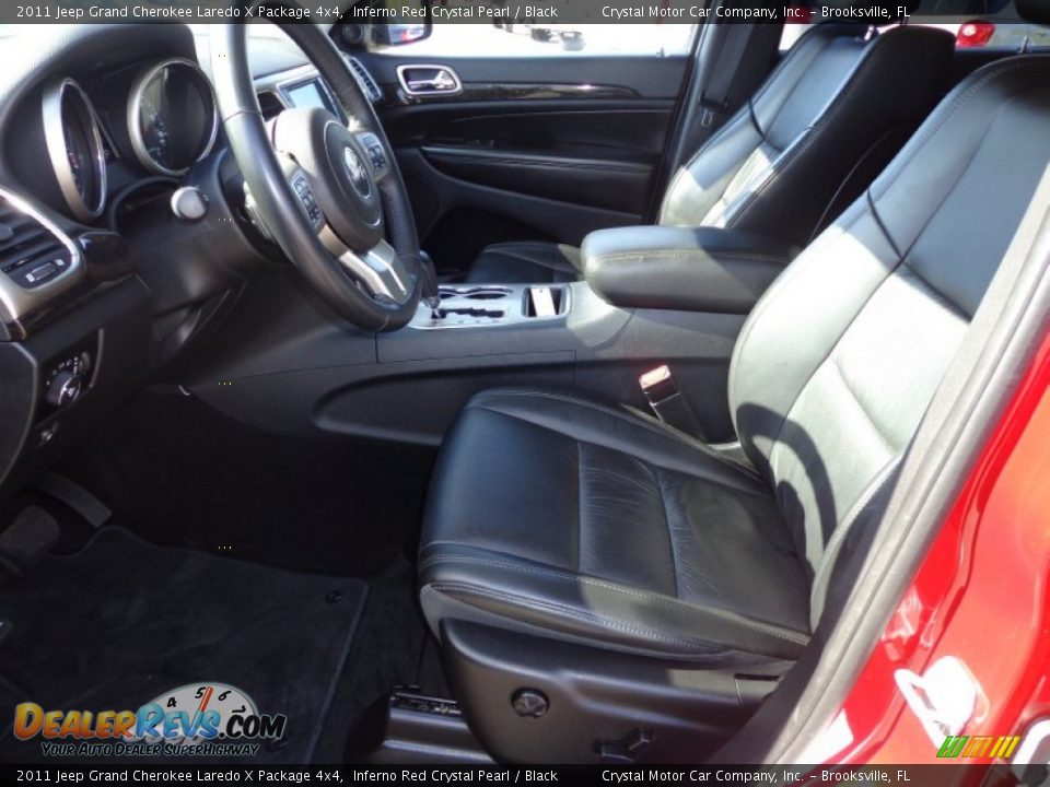 2011 Jeep Grand Cherokee Laredo X Package 4x4 Inferno Red Crystal Pearl / Black Photo #4