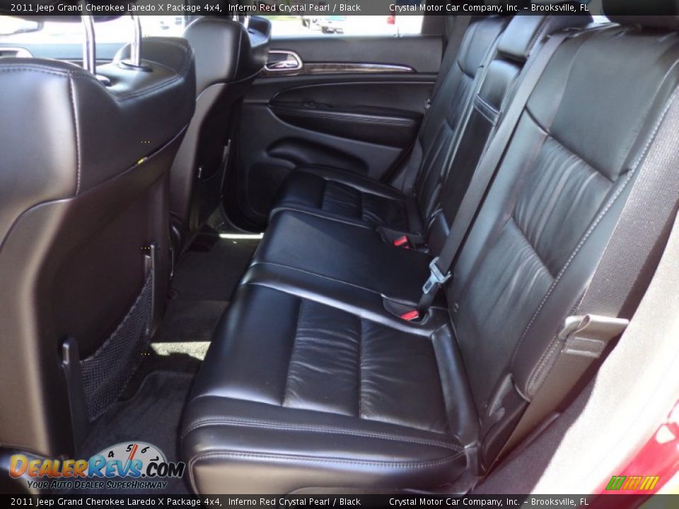 2011 Jeep Grand Cherokee Laredo X Package 4x4 Inferno Red Crystal Pearl / Black Photo #5