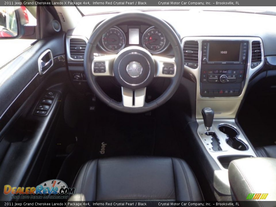 2011 Jeep Grand Cherokee Laredo X Package 4x4 Inferno Red Crystal Pearl / Black Photo #6