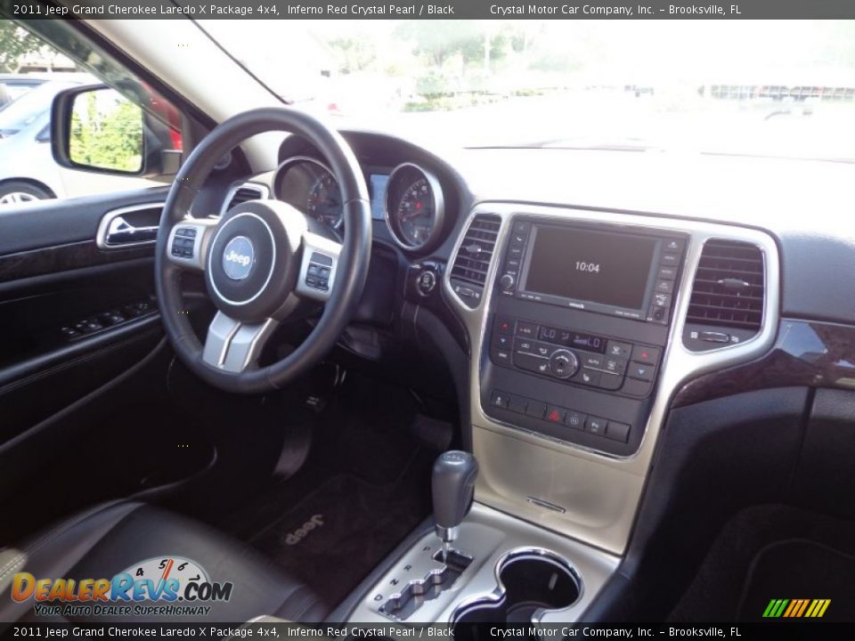 2011 Jeep Grand Cherokee Laredo X Package 4x4 Inferno Red Crystal Pearl / Black Photo #12