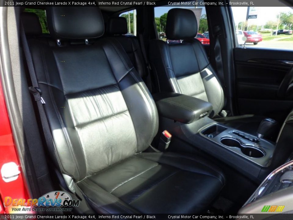 2011 Jeep Grand Cherokee Laredo X Package 4x4 Inferno Red Crystal Pearl / Black Photo #13