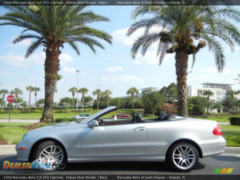 Iridium Silver Metallic 2009 Mercedes-Benz CLK 350 Cabriolet Photo #9