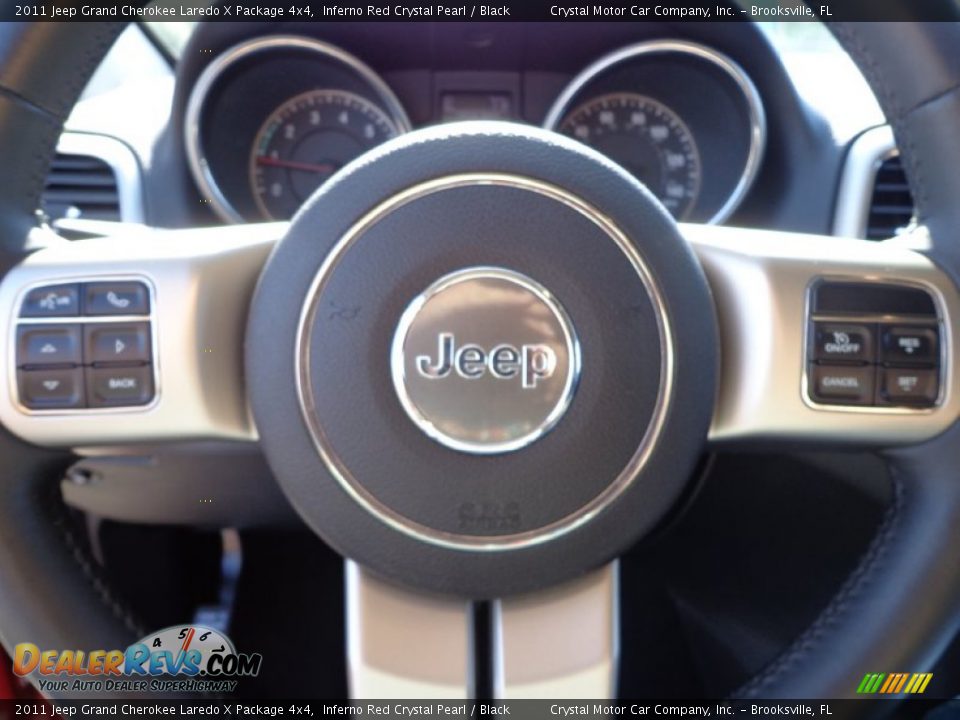 2011 Jeep Grand Cherokee Laredo X Package 4x4 Inferno Red Crystal Pearl / Black Photo #22