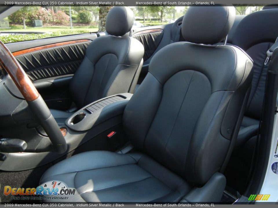 Front Seat of 2009 Mercedes-Benz CLK 350 Cabriolet Photo #17