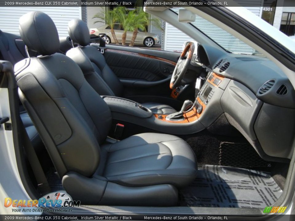 Front Seat of 2009 Mercedes-Benz CLK 350 Cabriolet Photo #19