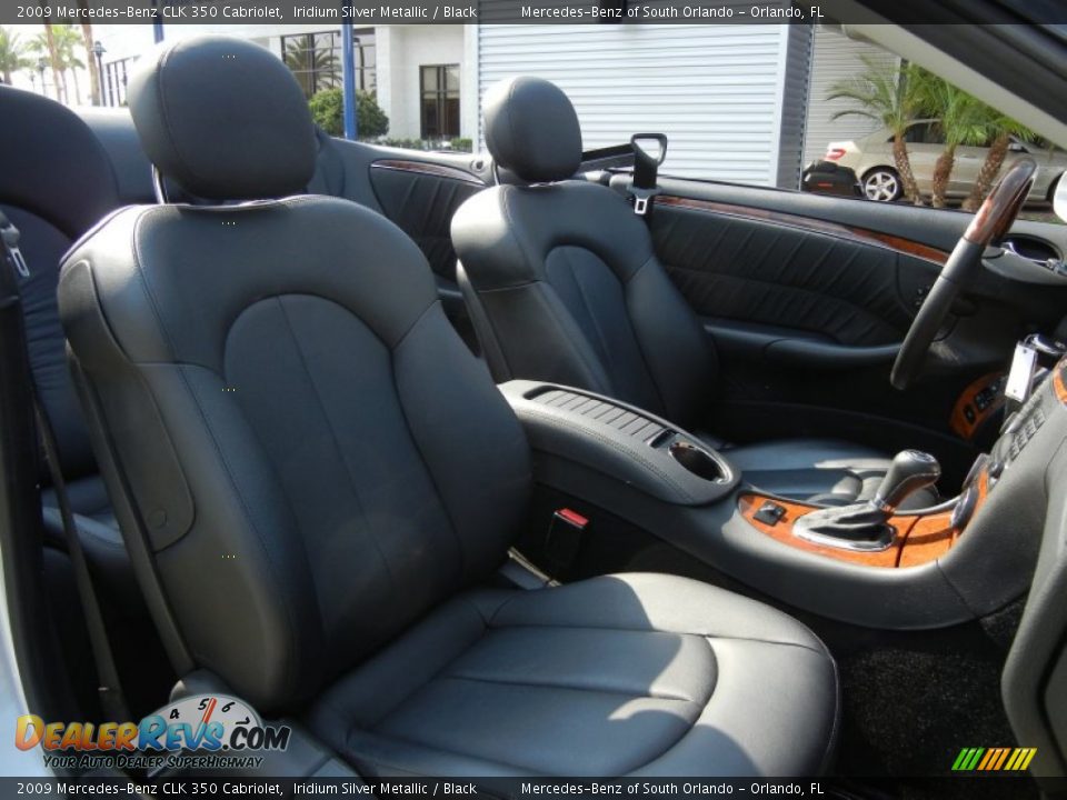 Front Seat of 2009 Mercedes-Benz CLK 350 Cabriolet Photo #20