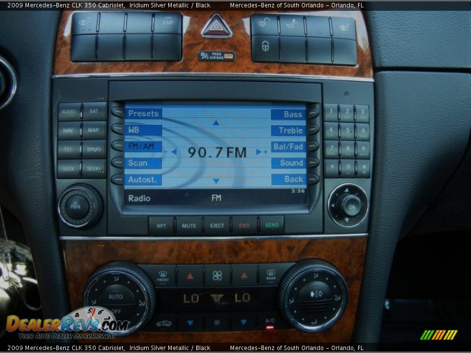Controls of 2009 Mercedes-Benz CLK 350 Cabriolet Photo #26