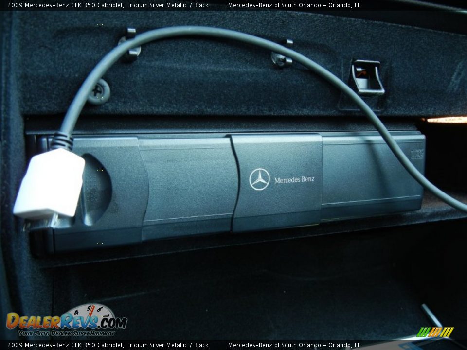 2009 Mercedes-Benz CLK 350 Cabriolet Iridium Silver Metallic / Black Photo #28