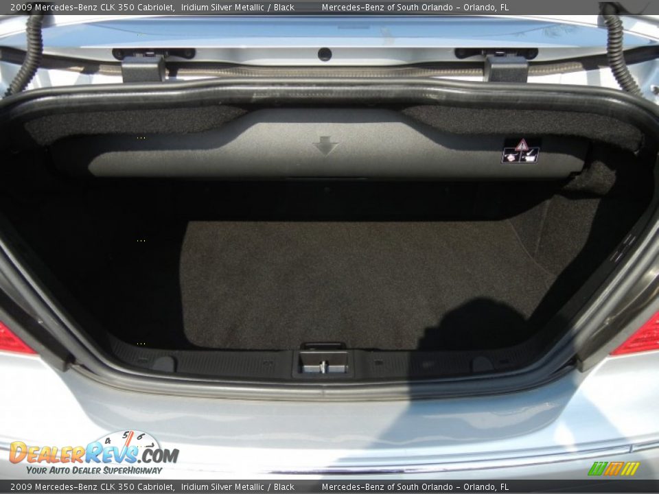2009 Mercedes-Benz CLK 350 Cabriolet Iridium Silver Metallic / Black Photo #30
