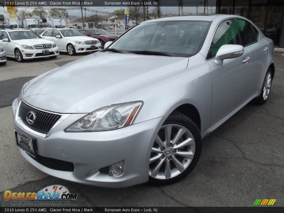 2010 Lexus IS 250 AWD Glacier Frost Mica / Black Photo #1