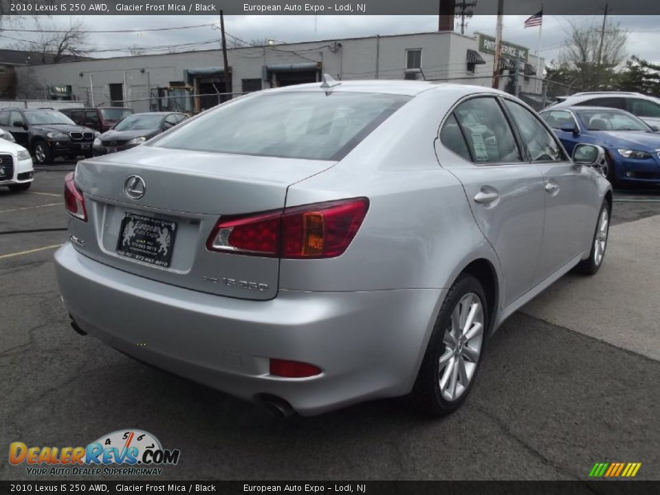 2010 Lexus IS 250 AWD Glacier Frost Mica / Black Photo #3