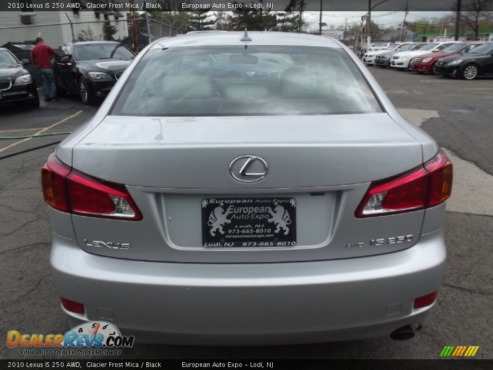 2010 Lexus IS 250 AWD Glacier Frost Mica / Black Photo #5