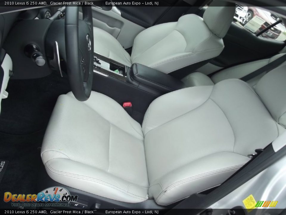 2010 Lexus IS 250 AWD Glacier Frost Mica / Black Photo #8